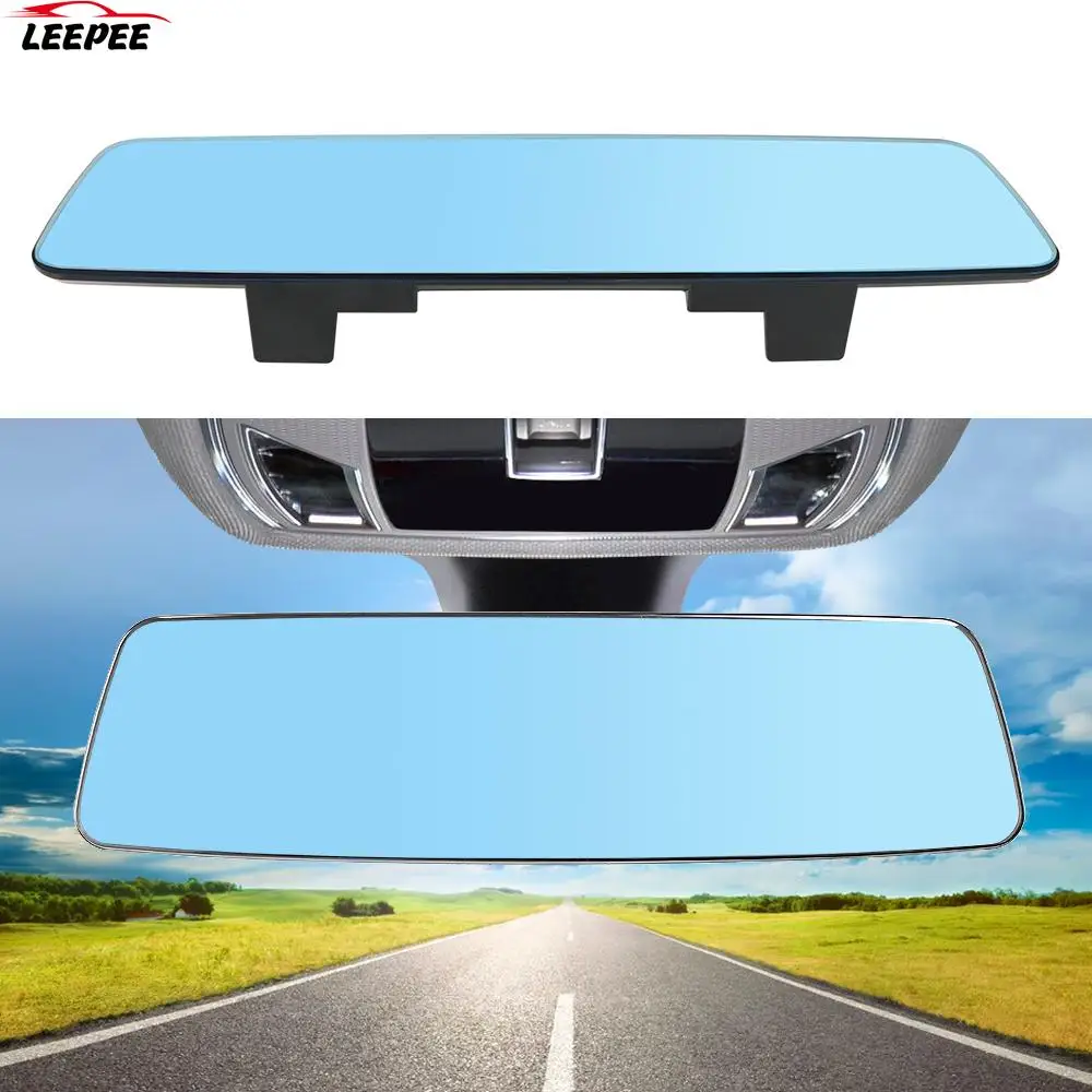 2.5D HD Glass Car Interior Rear View Mirror Frameless 3000R Micro Curvature Lens Anti-glare Wide Angle Automotive Accessories