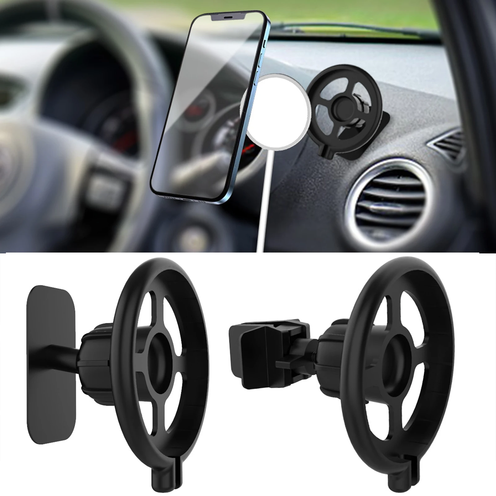 Car Phone Mount Air Vent Car Mount Charger Holder Designed For Magsafe Charger Car Phone Charging Dock