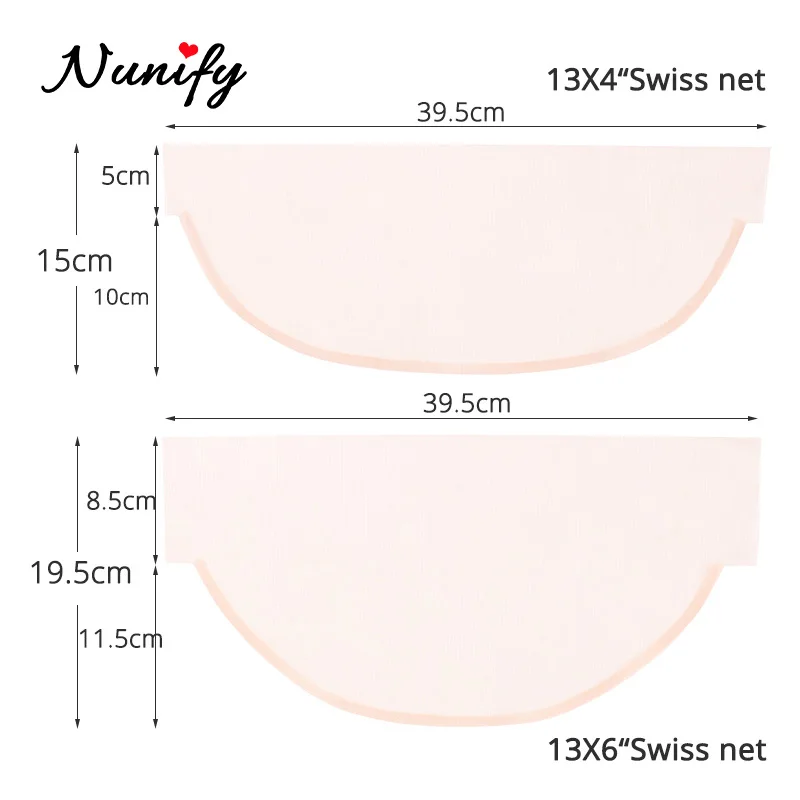 Transparent U Part Swiss Lace For Wig Making 4*4 5*5 13*6 Hd Lace For Wig Making Closure Frontal Ventilating Hair Net For Wigs