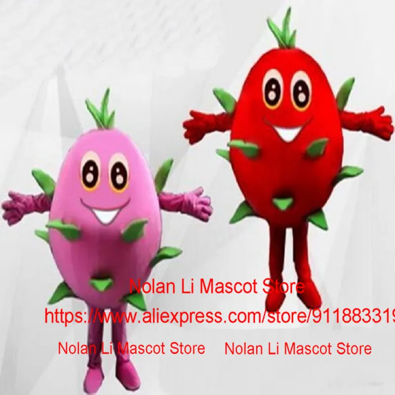 Hot Sale EVA Material Dragon Fruit Mascot Costume Cartoon Suit Halloween Birthday Party Cosplay Adult Size 556