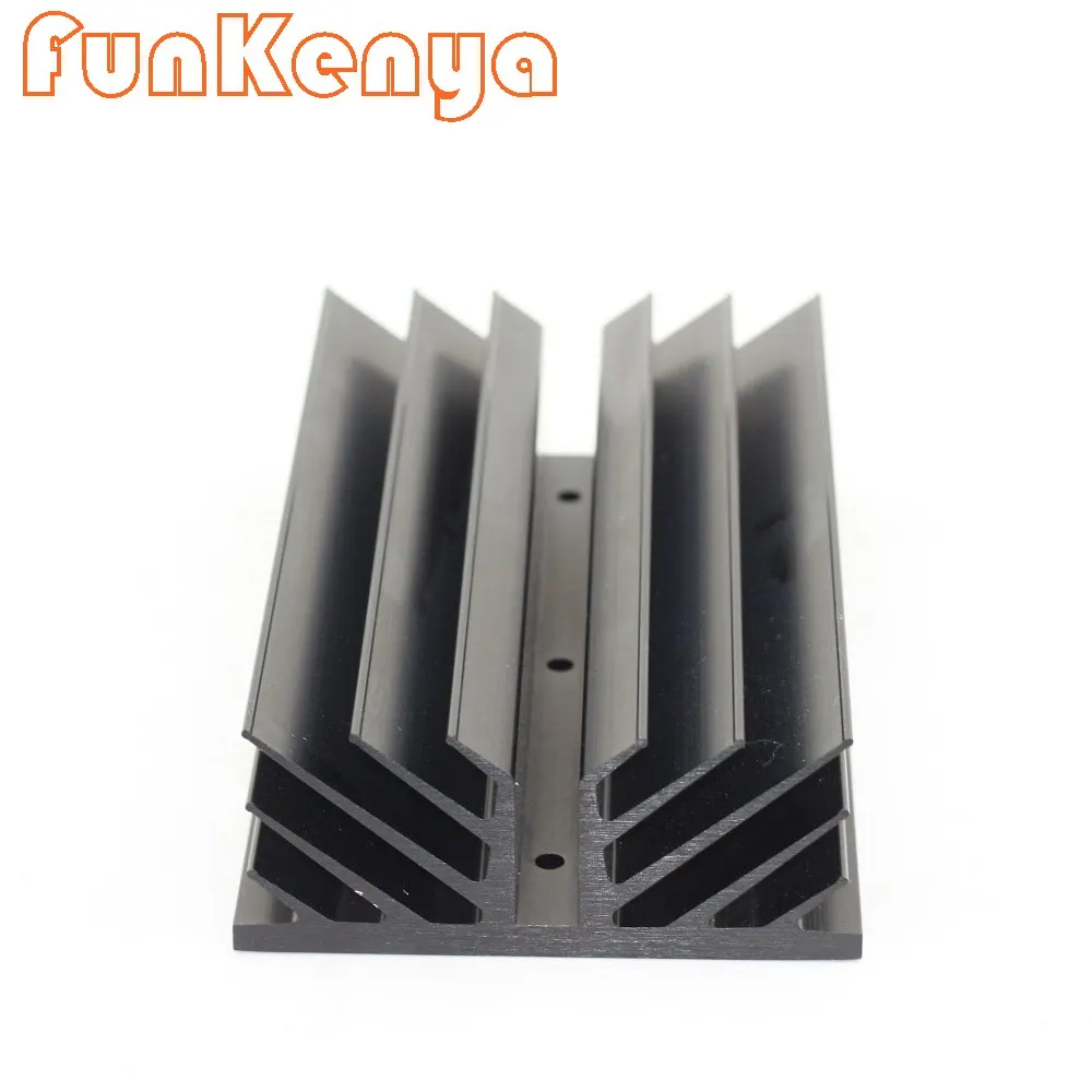 W120 H50 D194 Radiator Class A Power Amplifier Heat Dissipation Professiona Heatsink DIY Anodized Aluminum Chassis Heat Sink