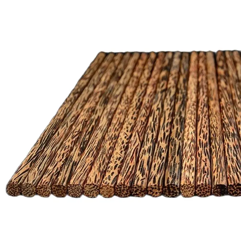 Nuevo Juego de 5 uds de vajilla, palillos de madera con alas de pollo, vajilla de cocina familiar, palillos de madera de fideos de arroz de caoba Natural