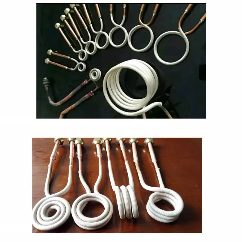맞춤형 특수 가열 구리 코일, ID 60mm 및 4 사이클 링 포함