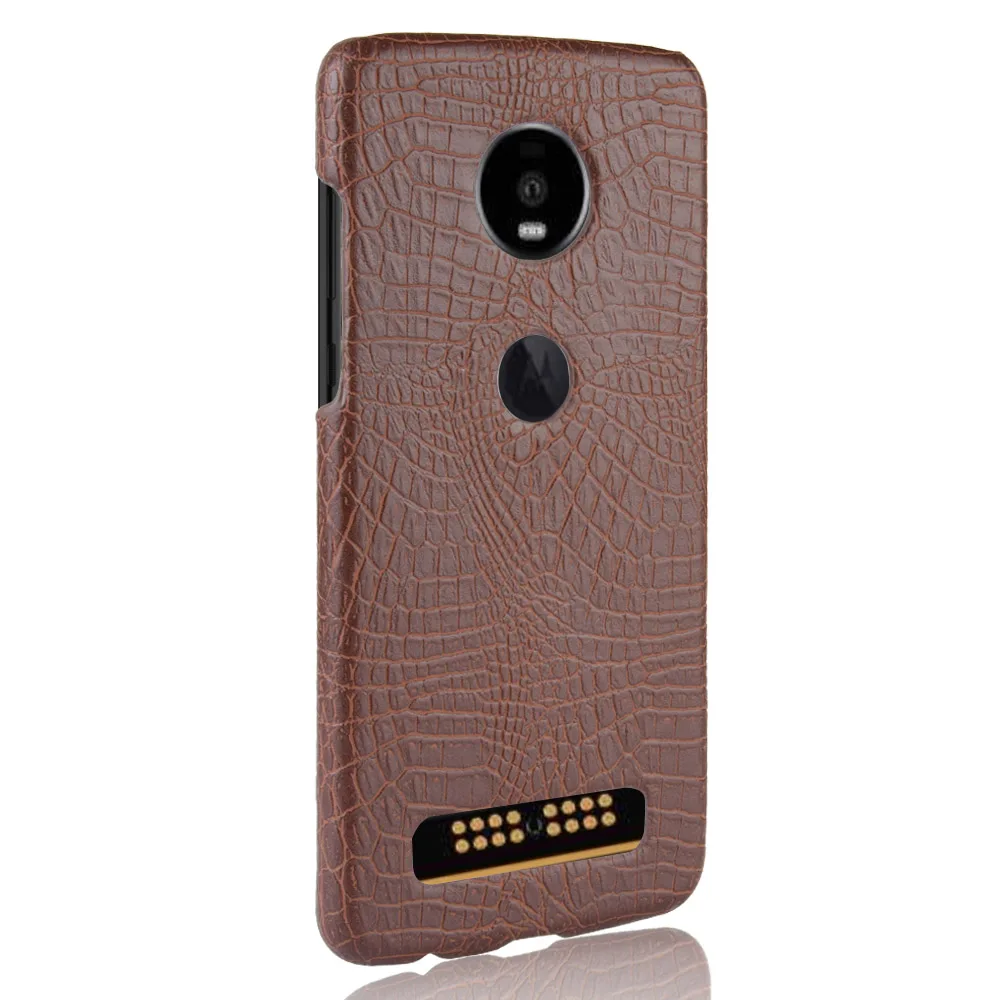 Leather phone Case For Motorola moto Z Z2 Z4 play C Cplus M XT1662 / P40 P30 play note Back cover Protective shell retro fundas