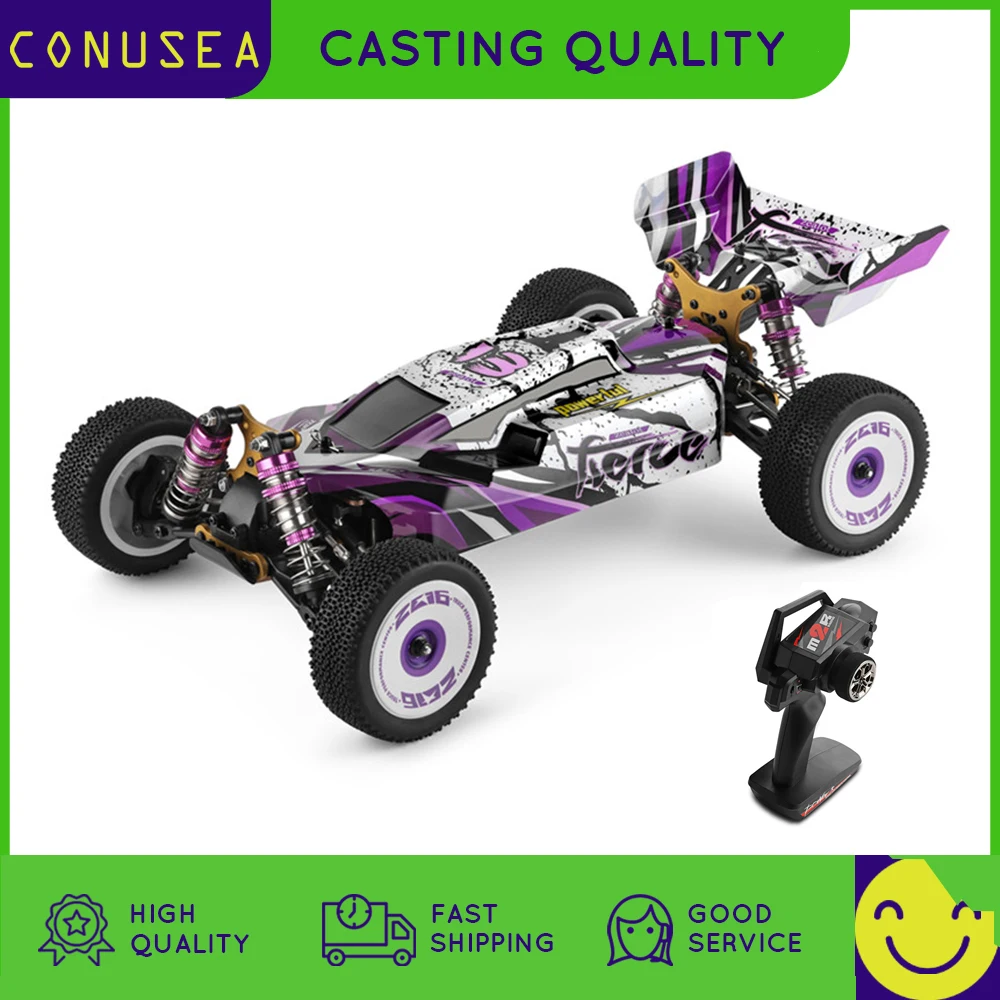 

1/12 Wltoys 124019 RC Car 2.4G Radio Remote control off-road drift 60KM/H high-speed Racing car Alloy chassis Truck Toys for boy