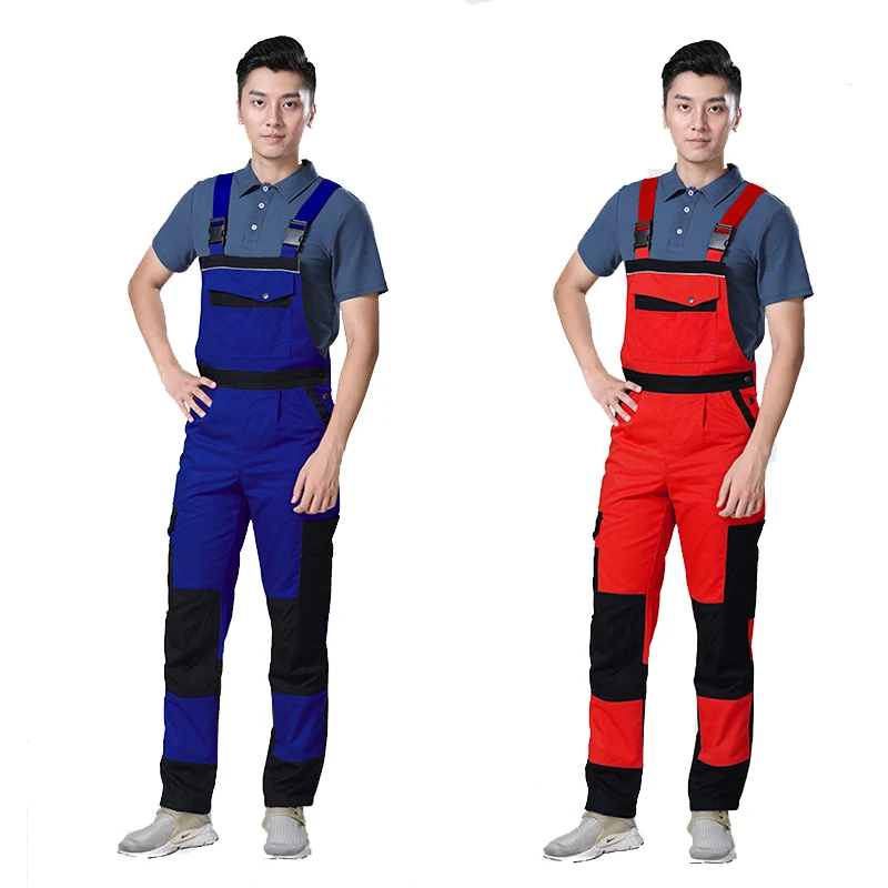 

Workwear Overall Work Bib and Brace Overall Pants Trousers with Multi Pockets Working Mechanic Overalls Repairman