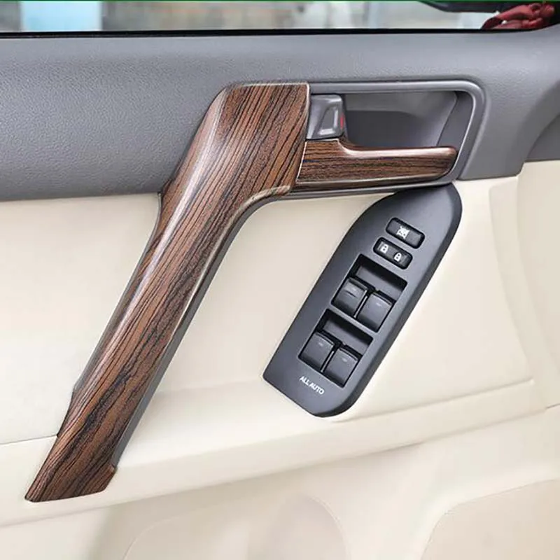 For Toyota Land Cruiser Prado FJ150 150 2010- 2012 2013 2014 2015 2016 2017 2018 2019 2020 Car ABS Interior Door Handle Trim 4PS