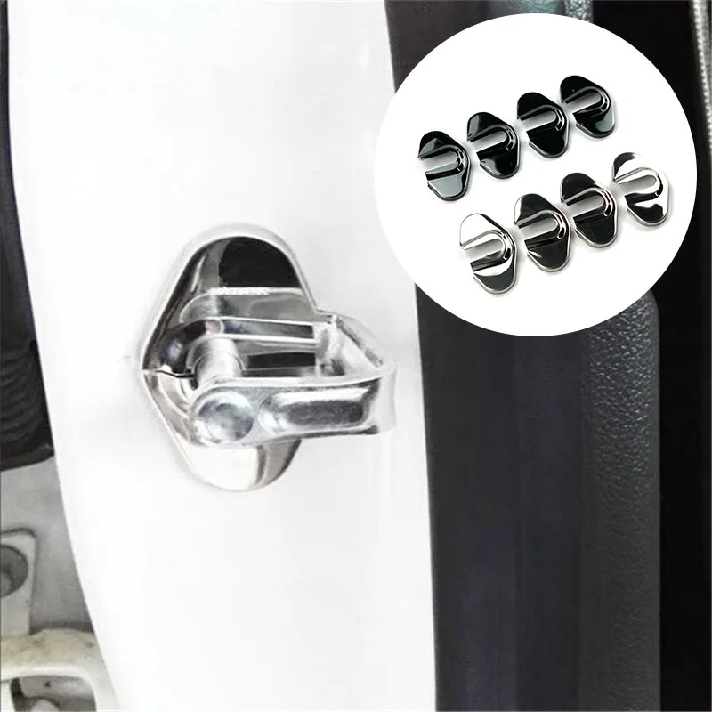 4pcs/lot Car styling Accessories Door Lock Anti Rust Protection Cover For Chevrolet Malibu Aveo Sonic Cruze Trax Volt Camaro