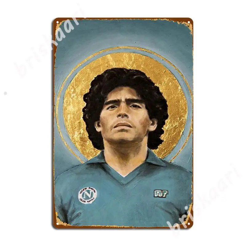 Maradona Metal Signs Wall pub Garage Decoration Kitchen personalized Tin sign Posters