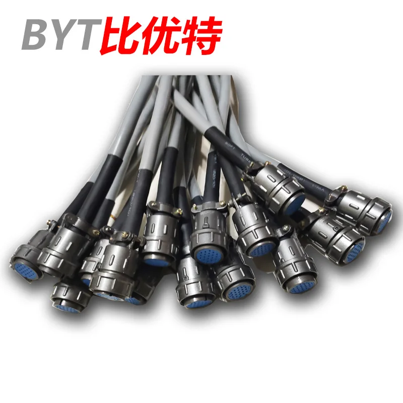 Soft Material Pneumatic Code Printer Control Cable 19 Core Cable Marking Machine Durable Wear-resistant Connection Aviation Plug