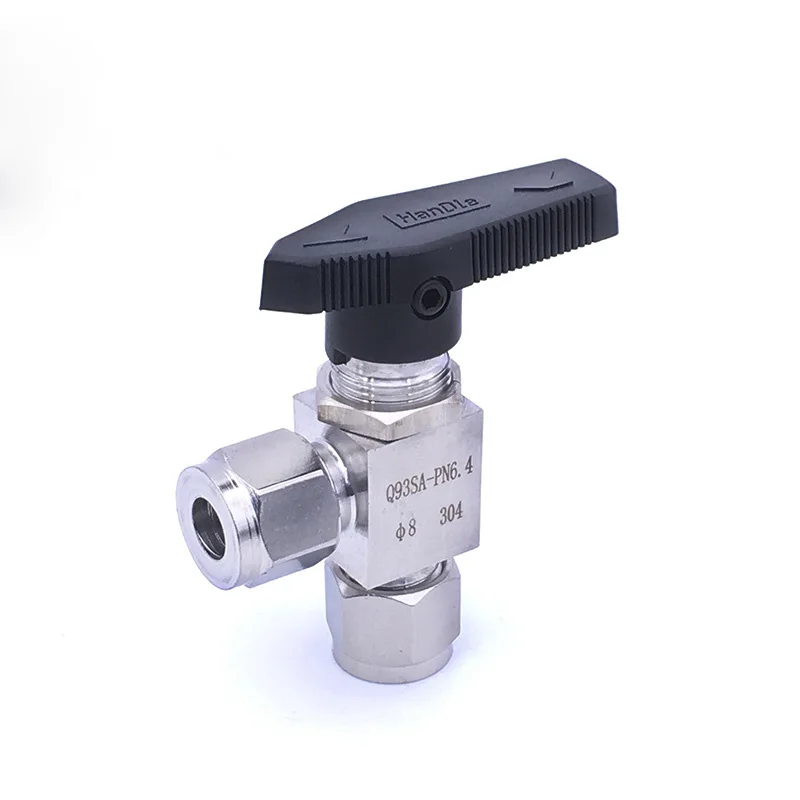 

Adjustable Right Angle Needle Hard Tube SS304 6 8 10 12mm 1/8 1/4 3/8 Inch Hard Flow Control Shut Off Crane Needle Valve