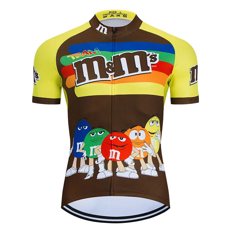 9 colors Summer Cycling Jerseys Funny Cycling Clothing Mtb Quick Dry Bicycle Clothes Men\'s Short Maillot Ropa Ciclismo Bike Wear