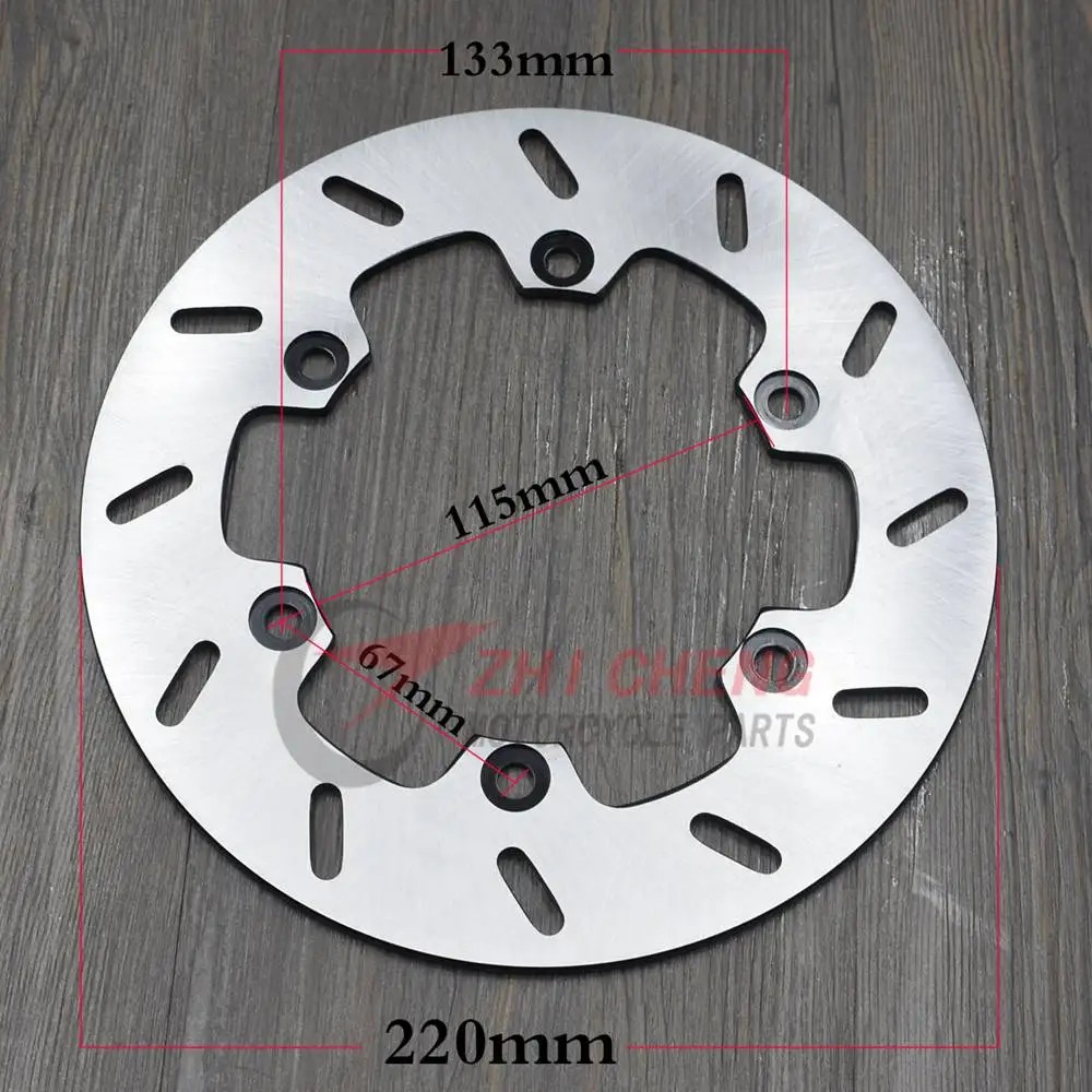 Rear Brake Disc Rotor For YAMAHA WR125X 2009-2018 WR125R 2009-15 DT125 /RE/X 2005-2006 2007 TT250 /R/RL/RM 1993-2000 DT230 97-98