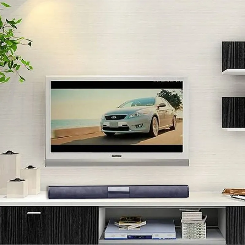 Домашний ТВ-динамик 20 Вт, беспроводной Bluetooth-динамик, полосатый динамик, портативный музыкальный плеер, стерео, бас, звуковая система с FM-радио, динамик