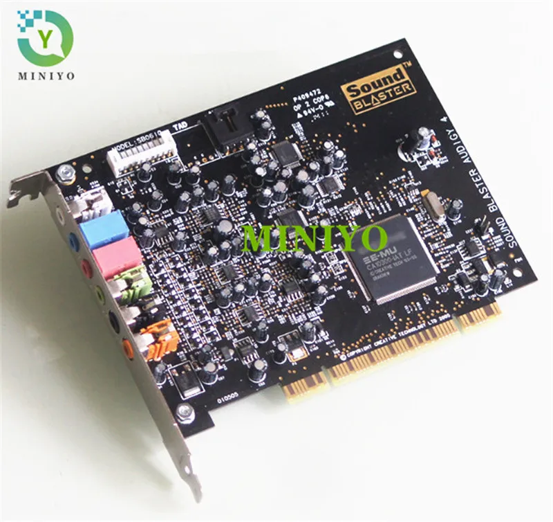 

PCI 7.1 sound card for Creative SB0610 Sound Blaster Audigy 4 value A4 card Music game network anchor YY K song called Mai sound