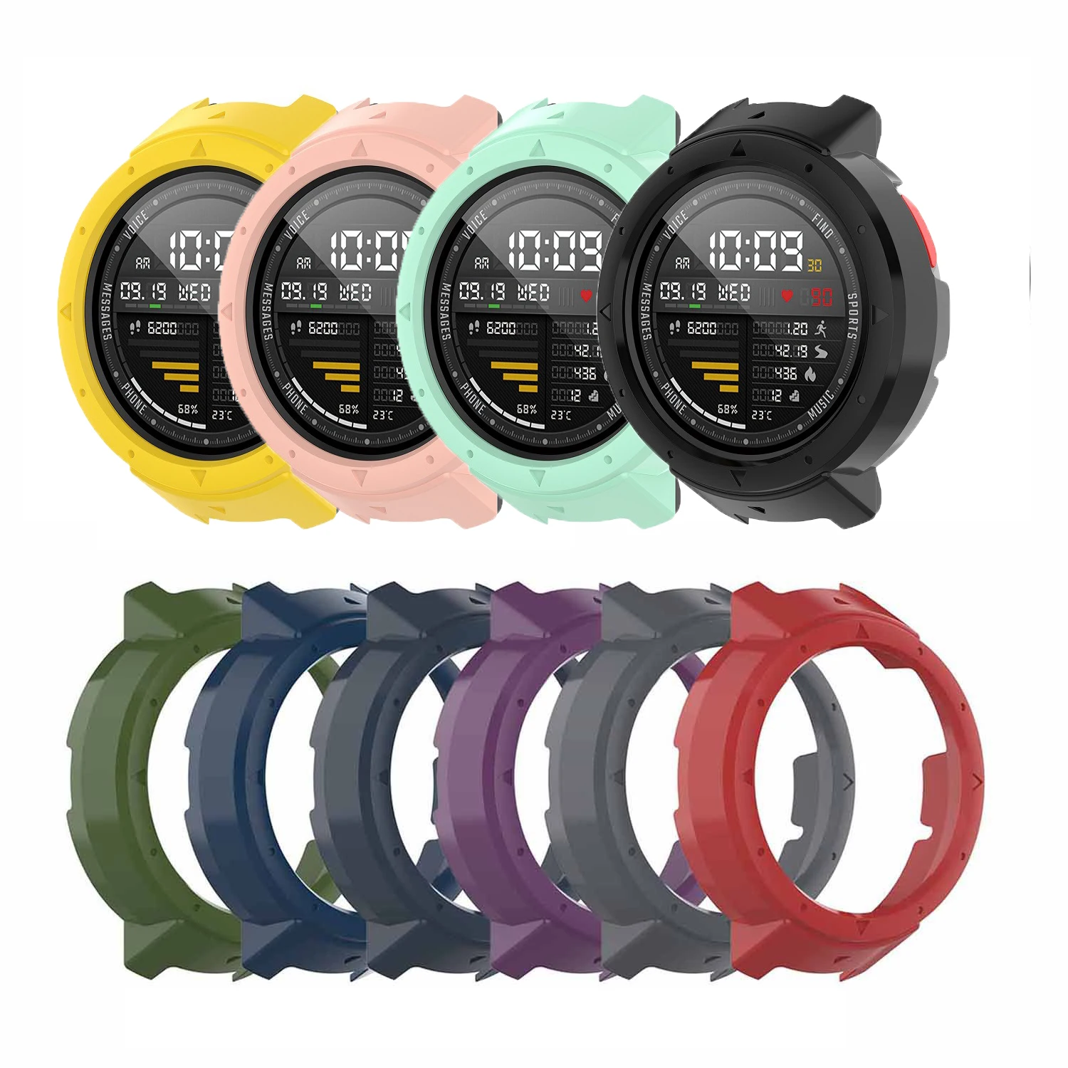 Funda protectora para reloj Amazfit Verge A1801, marco protector para Xiaomi Huami amazfit verge lite, accesorios para reloj inteligente