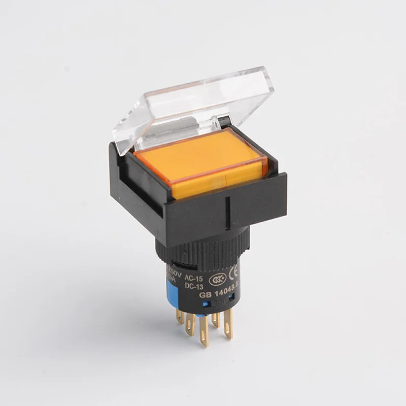 16button protective cover switch button accessories accessories button dust cover opening 16mm