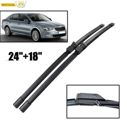 Misima Windshield Windscreen Wiper Blades For Skoda Superb B6 2008 - 2015 Front Window Wiper 2009 2010 2011 2012 2013 2014