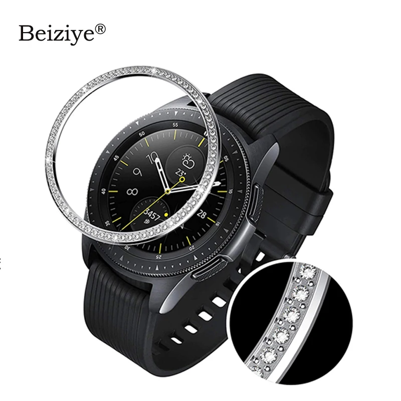 Diamond Ring Bezel For Samsung Galaxy Watch 46mm 42mm Cover For Gear S3 Classic Frontier Smart Bracelet Ring Case Protective