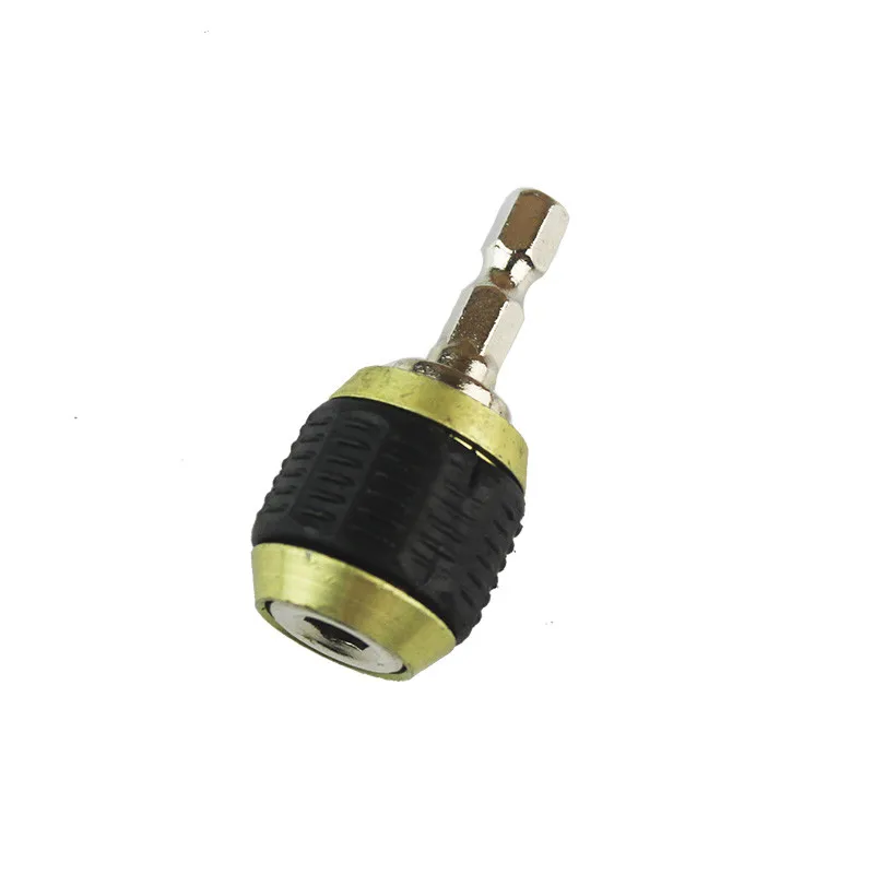 Hexagon Handle ไฟฟ้าเจาะ Pop-Up เชื่อมต่อ Rod Chuck Self-Locking อะแดปเตอร์ยาว1/4จุด Plus Extension rod