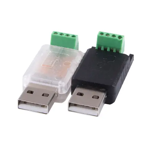 FTDI USB to RS485 Serial Converter Adapter With Data A B GND VCC Pinout Assignment 4Pin 2.54mm Terminal Block
