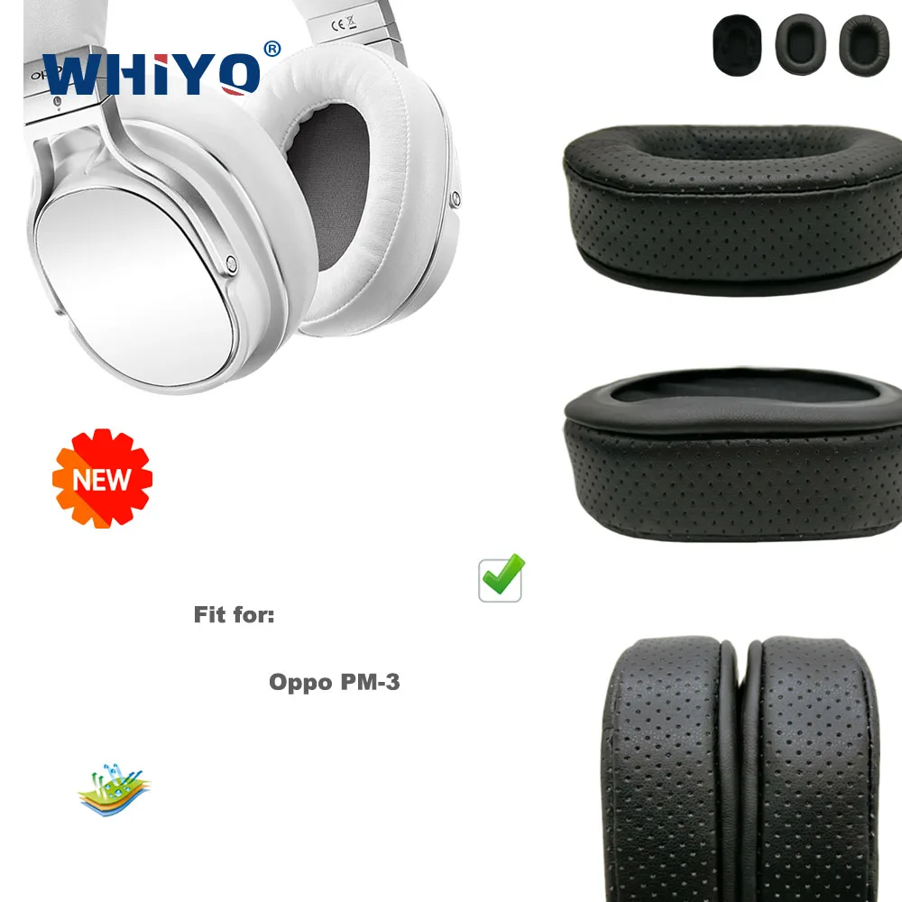 

New Upgrade Replacement Ear Pads for Oppo PM-3 Headset Leather Cushion Velvet Earmuff Earphone Sleeve Cover