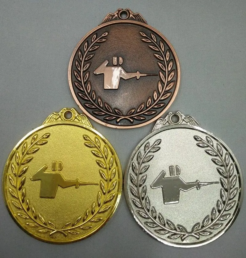 Sports Medal Communication Developing Fencing Medals Unique Design Ancient Russian Coinsgymnastics Metal Gift Craft Antique