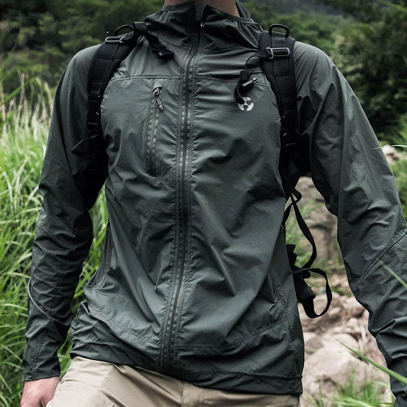 Chaqueta cortavientos protección UV ultraligera outdoor