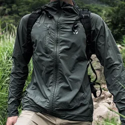 Chaqueta cortavientos protección UV ultraligera outdoor