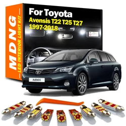 MDNG Canbus LED Interior Map Dome Trunk Light Kit For Toyota Avensis T22 T25 T27 1997-2013 2014 2015 2016 2017 2018 Led Bulbs