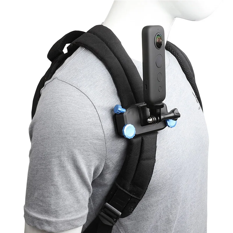 Backpack Clip Mount for Insta360 One X 4 Panoramic Camera Strap Clamp Belt Holder DJI Action 5 Pro Camera Bracket Accessories