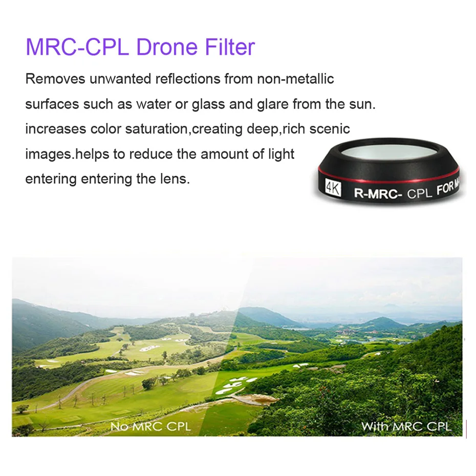 Drone Filter For Mavic Pro CPL UV STAR Neutral Density Camera Filters For DJI Mavic Pro 4K Lens Accessories ND 4 8 16 32 Filter