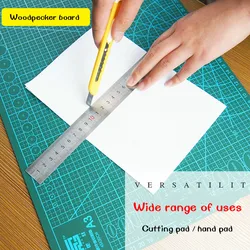1pcs Pvc Cutting Mats A2a3a4 Leather Process Table Pad Anti Cutting Double-Sided Carving Cut Board Student Diy Self-Healing Pads