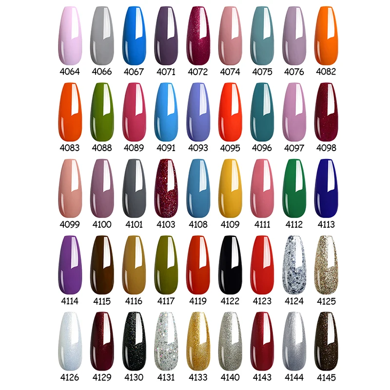 Parkson New Glitter Color Series Gel Nail Polish 8ml Soak Off UV LED Nail Art Manicure Lacquer Varnish 114 Colors Gel Lak Primer