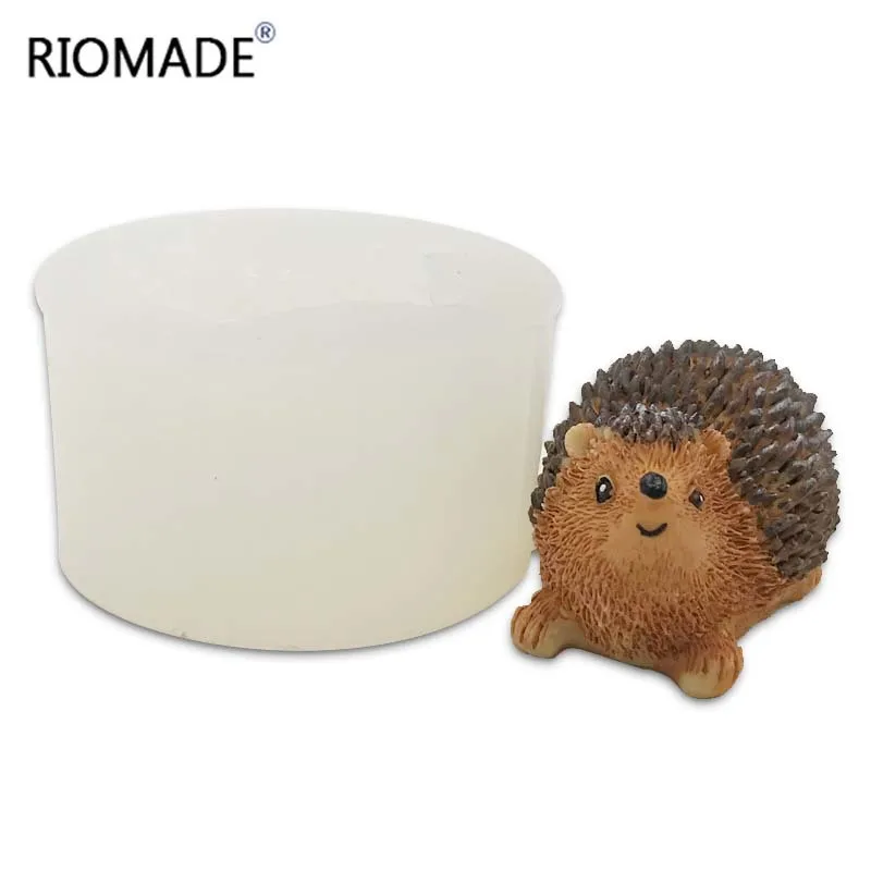 3D-Igel-Silikonform, Tier-Handwerkskunst, Dekorationswerkzeuge, DIY, handgemachte Seife, Ton, Aromatherapie, Kerzenform, Haushaltsartikel – Detail 4