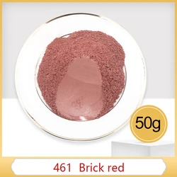 Brick Red Pearl Powder Pigment Mineral Mica Powder DIY Dye Colorant for Soap Automotive Art Crafts 5