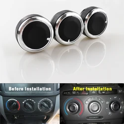 For Toyota YARIS VIOS VITZ Vela ECHO XP10 SCION XB Celica Air Conditioning Knob Switch Button Aluminum Alloy Interior Accessrois