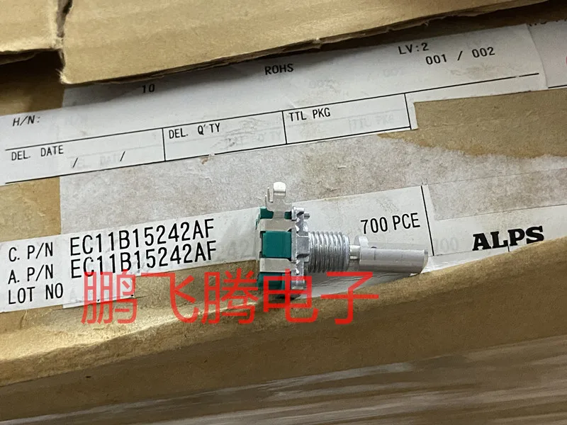 1PCS Japan  EC11B15242AF encoder rotary switch 30 positioning belt switch shaft length 20mm horizontal 5 feet