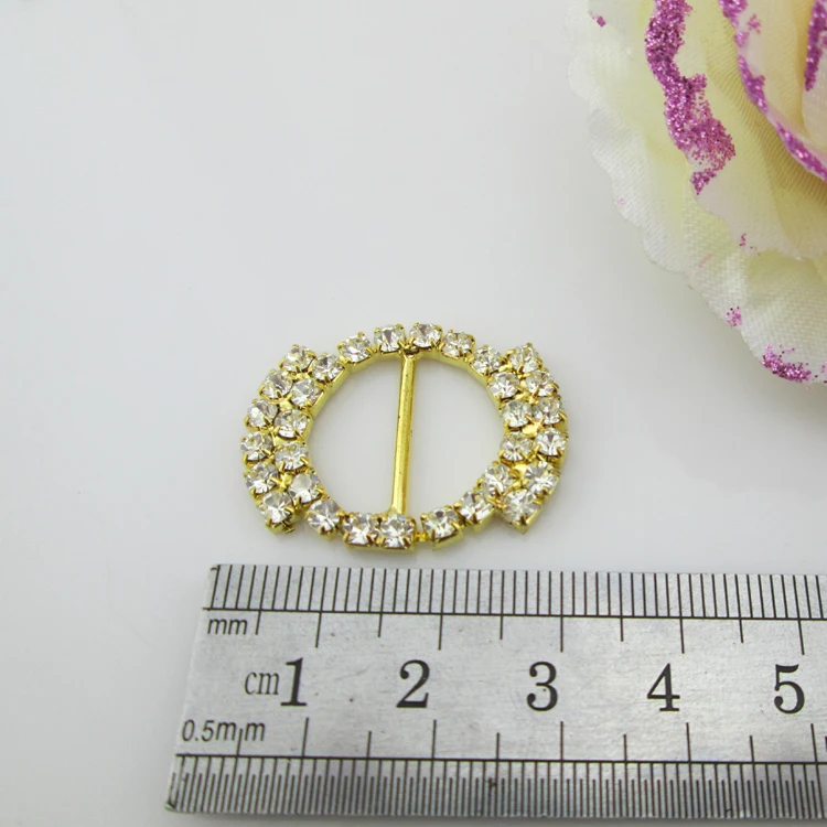 10pcs rhinestone buckle for wedding invitation card 10mm