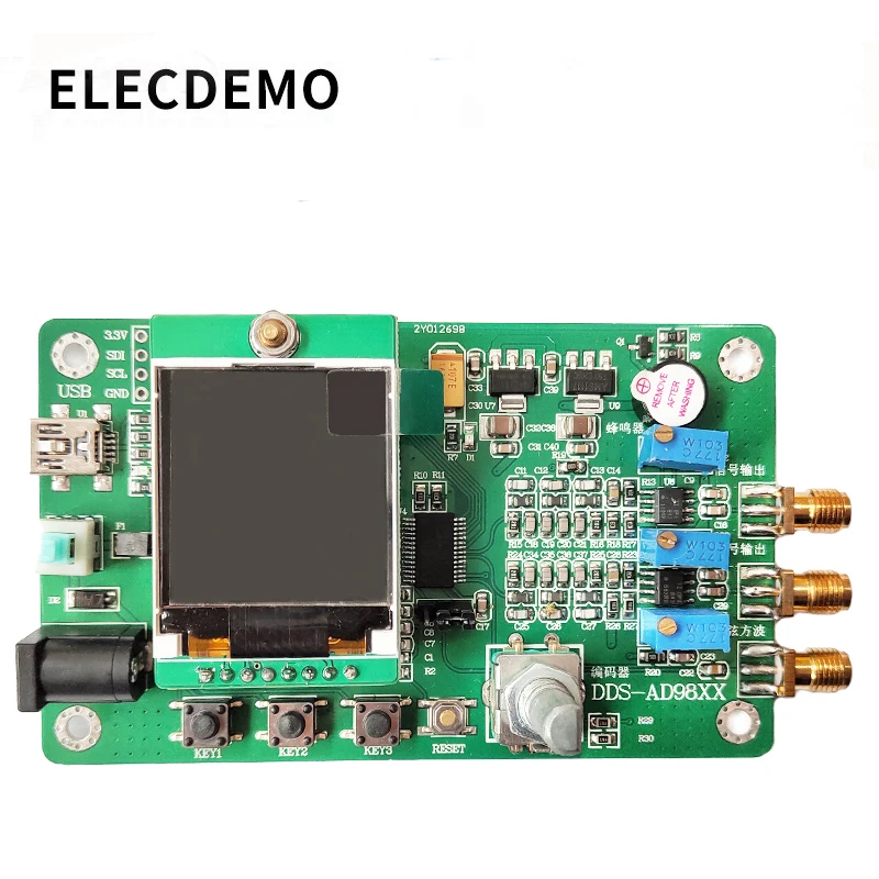 AD9851 high speed DDS module function signal generator with LCD Send program Compatible with 9850 scanning function