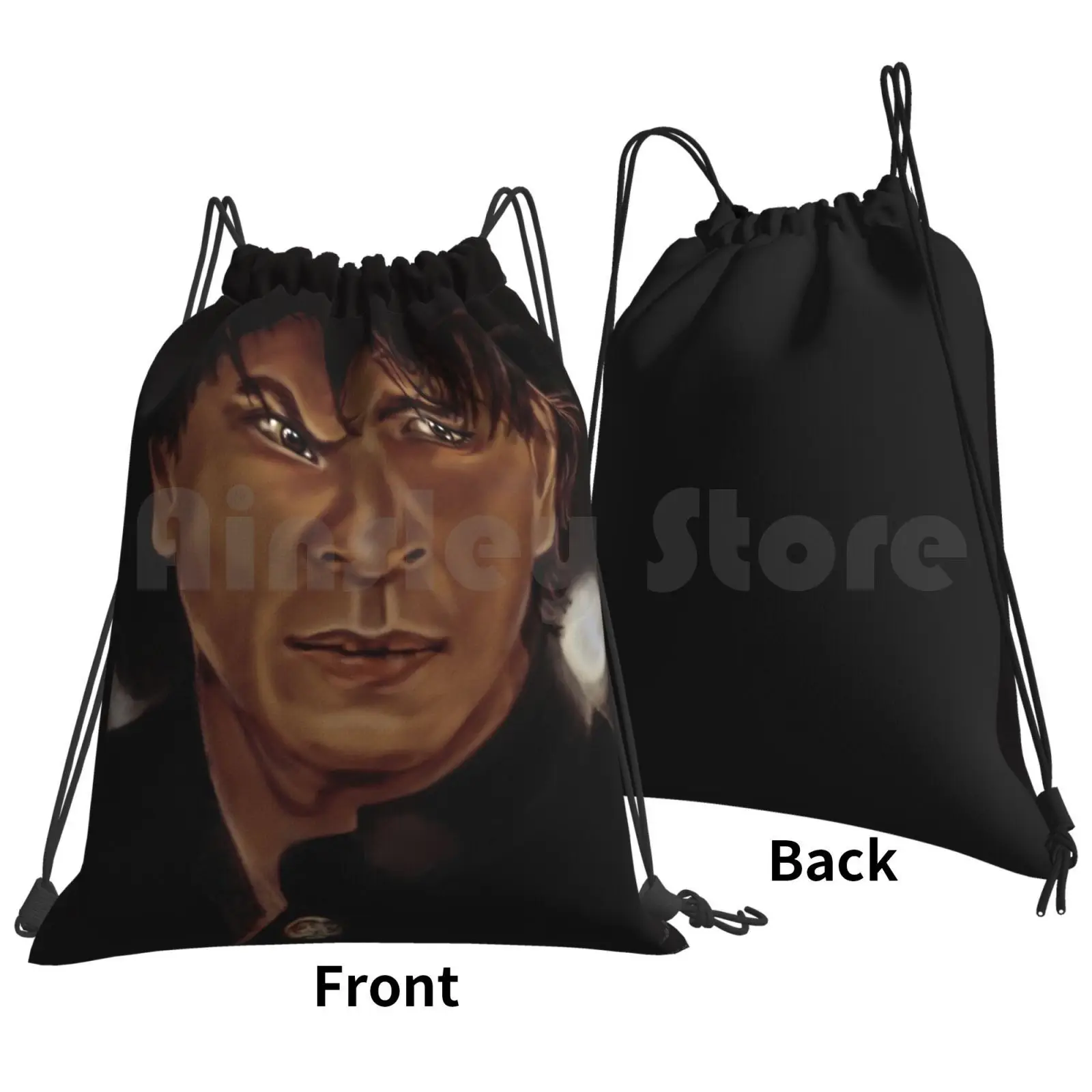 Aryan Khanna-Fan Backpack Drawstring Bags Gym Bag Waterproof Aryan Khanna Shah Rukh Khan Shahrukh Khan Srk Baadshah King