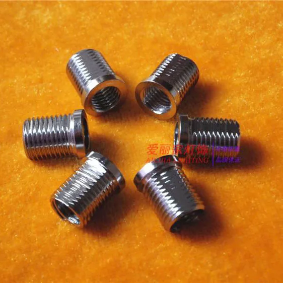 

M8 inner teeth, outer teeth M10, M10 TO M8 connector adapter connector rod teeth through teeth
