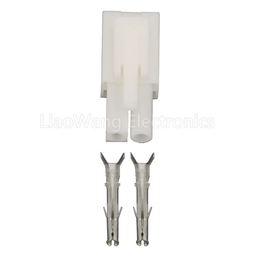 10 Sets EL-2P kleiner elektronischer Tamiya-Steckverbinder mit 4,5 mm Abstand, EL-4.5 2P Mehrpolige Steckverbinder, männlicher und weiblicher Stecker + Anschlüsse – Detail 5