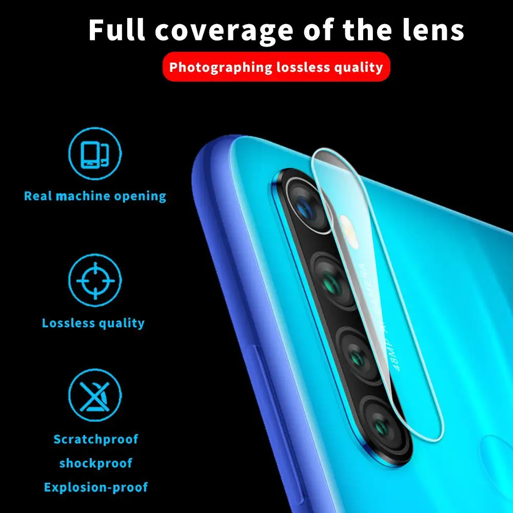 2 Pcs Back Camera Lens Tempered Glass For Xiaomi Redmi Note 8 Pro 8T 8A 9 K20 9S Xiomi Mi 9T Pro Protection Glas Protector Film