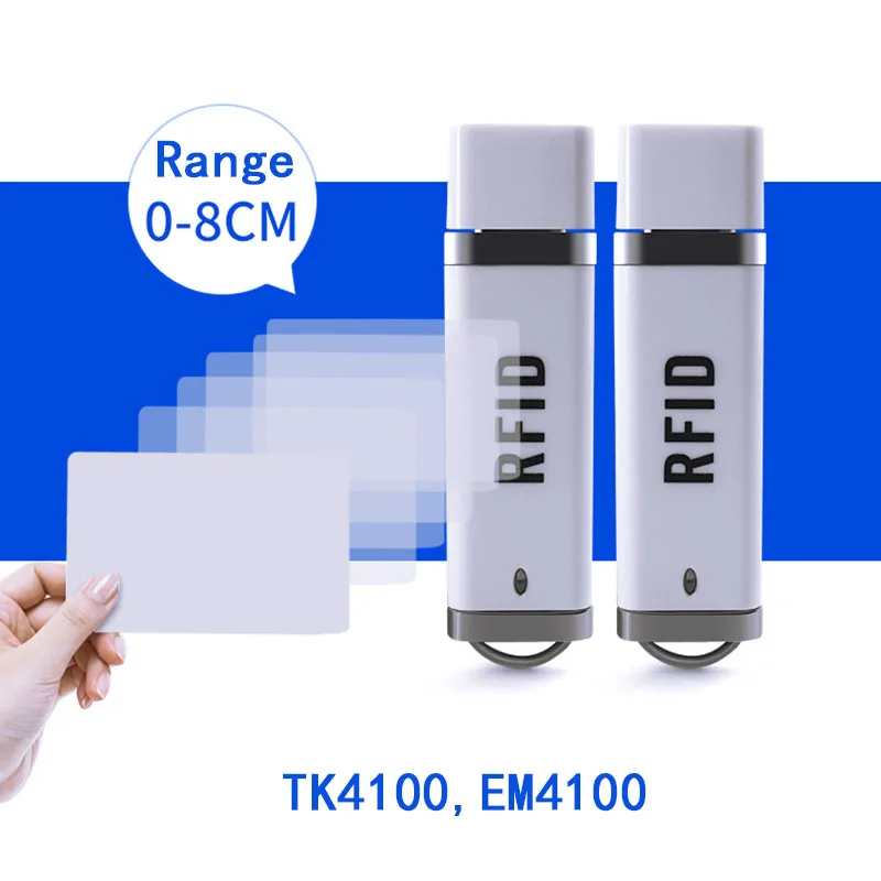 RFID ID Card Reader For Android Mini Type-A 125khz TK4100 or 13.56mhz NFC Portable Scanner with Cursor Input
