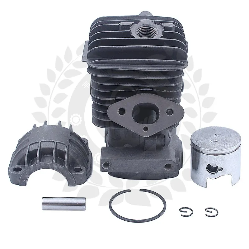 CYLINDER ASSY FITS HUS. H425 T425 & MORE 2 CYCLE CHAIN SAW ZYLINDER ASSEMBLY PISTON RING CLIPS PIN PAN KIT