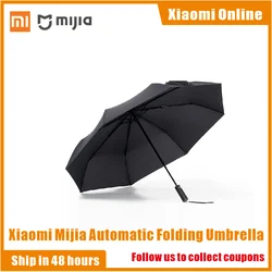 Original Xiaomi Mijia Automatic Umbrella Sunny Rainy Aluminum Windproof Waterproof UV Man and Woman Summer Winter Umbrella