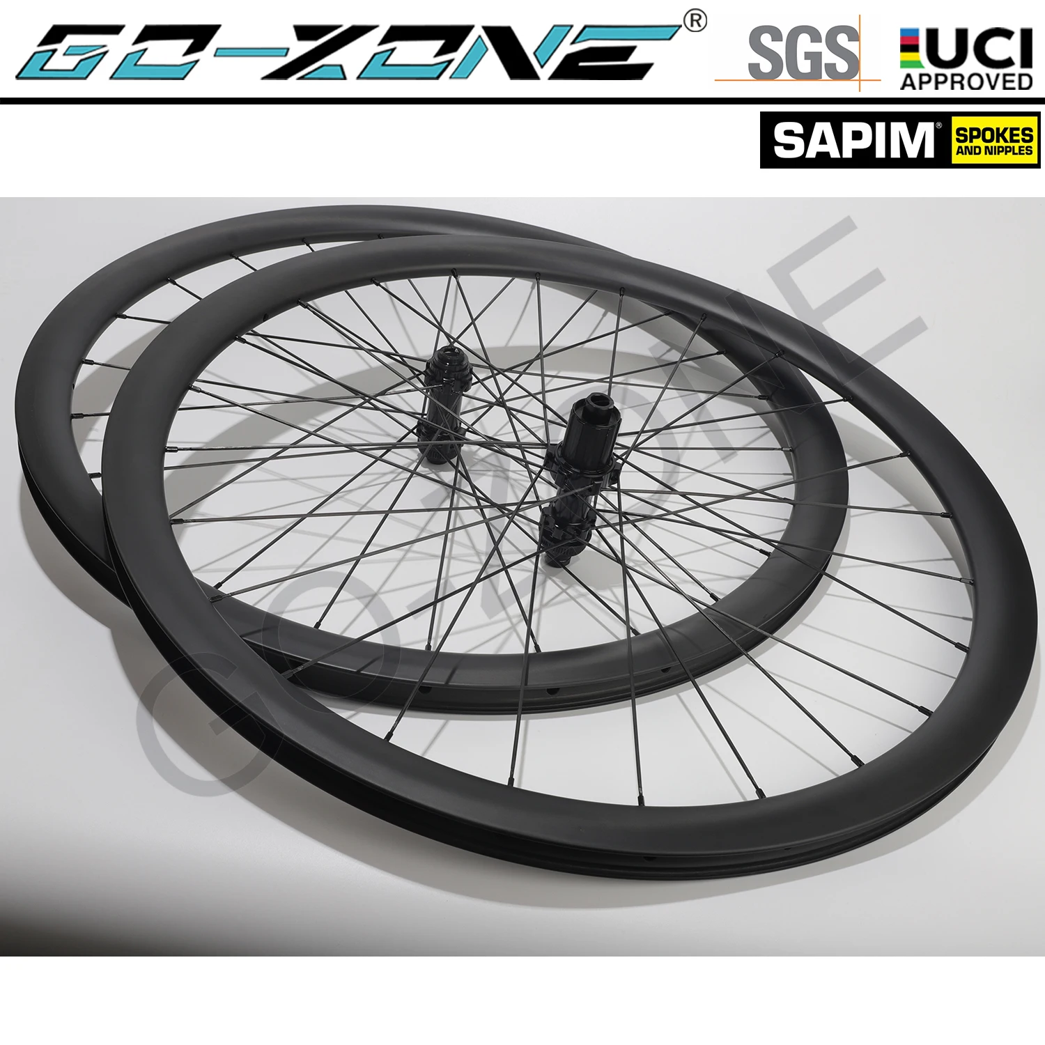 

26mm U Shape Clincher Tubeless Tubular Ceramic Hubs 700c Carbon Wheelset GOZONE PRO4 Sapim Shiman0 Road Disc Brake Wheels