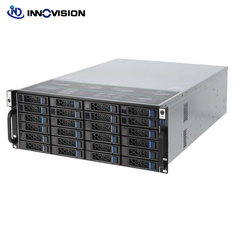 

High Density 4U 36 HDD Storage Server 36bays Hotswap Case With Tooless HDD Trays 12G Expander Backplane