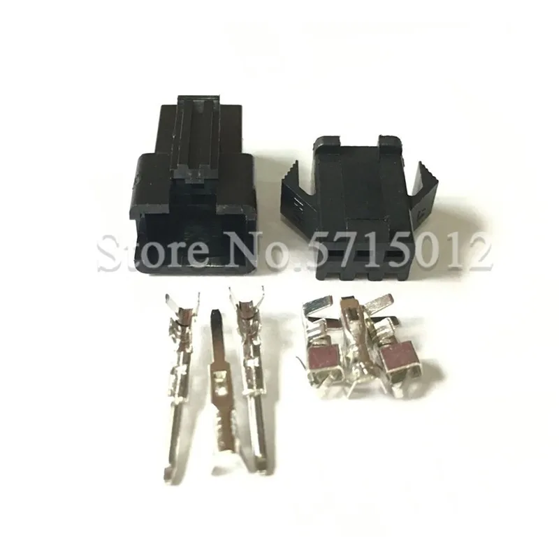 5 set 3 Hole Male And Female JST 2.54mm SM 3 Pin 3 Way Multipole Connector Plug With Terminal